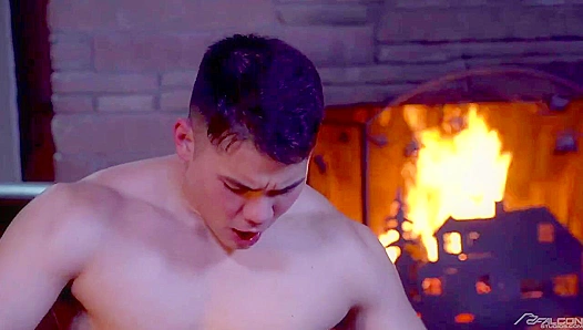 Bareback Bliss by the Firelight: Colton Austins Steamy Encounter – HotGayPorn