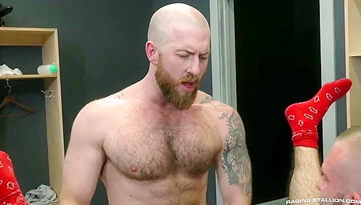 Nigel Donnie Dominate Jock Lover Anthoni – Hard Hits from Behind – Raging Stallion