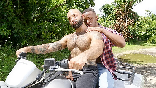 Phoenix Takes Charge Riding Atlas Hard on ATV – Wild Anal Ride Adventure