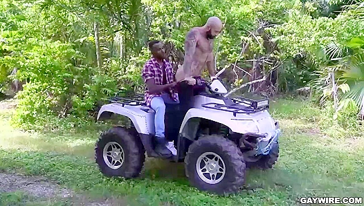 Phoenix Takes Charge Riding Atlas Hard on ATV – Wild Anal Ride Adventure