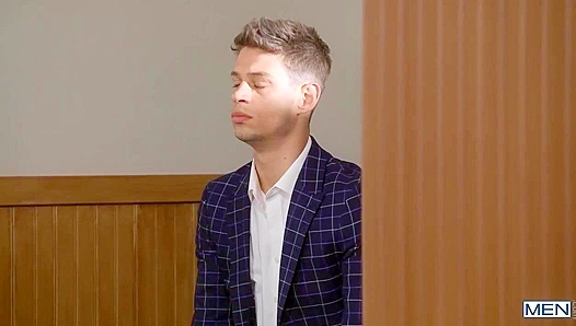 Courtroom Lust: Michael DelRay Trevor Laster Take Jacksons Ass Hard – 18+