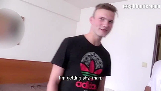Czech Twink Trio Ignites Hot Amateur threesome Action – CzechHunter