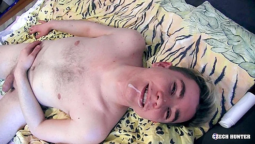 Chubby Czech Cutie Takes It Deep Cums Hard Bareback — CzechHunter
