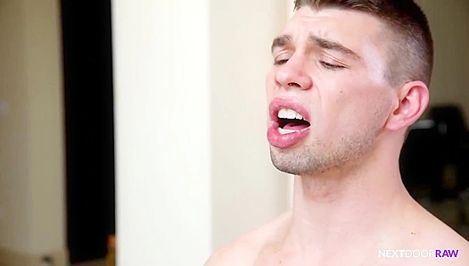 Battlefield Heat: Soldier Mike Stones Takes Innocent Twink Dakota Young Hard –