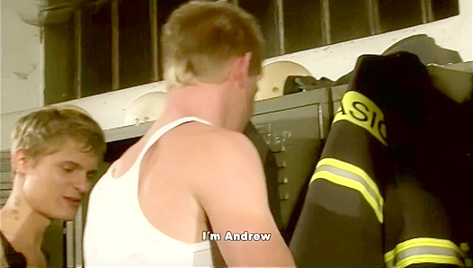 Hot Threesome Alert: Firefighter Andrew Dominates Two Horny studs – GayXXX