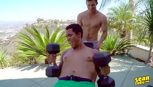 Jayden Takes It Hard from Murray in Wild Side-Saddle Ride – Gay XXX