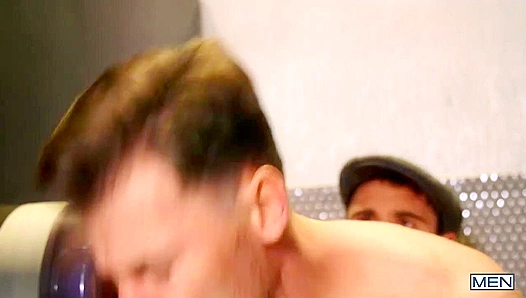 Steamy Stalls Encounter: Michael Boston Takes Igor Roman Hard Against the Wall – GodsOfMen