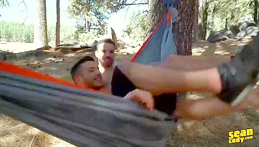Jackson Manny Go Wild—Hard Bodies Slamming Harder on Bed —SeanCody