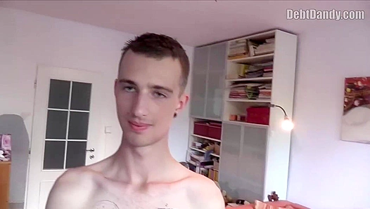 Tattooed Twink Takes Hard anal from Behind – Intense POV Action – Debtors Delight