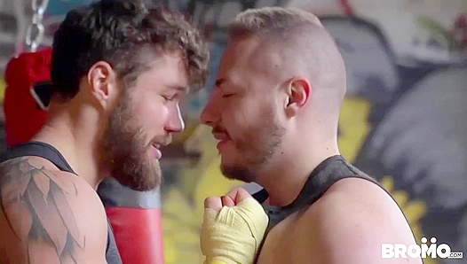 Morgan Blake Ryan Heat Up After Training — Hard Bodies Collide