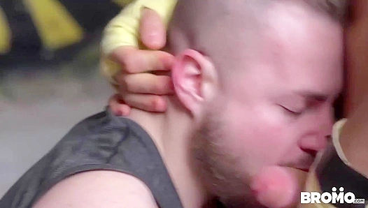 Morgan Blake Ryan Heat Up After Training — Hard Bodies Collide