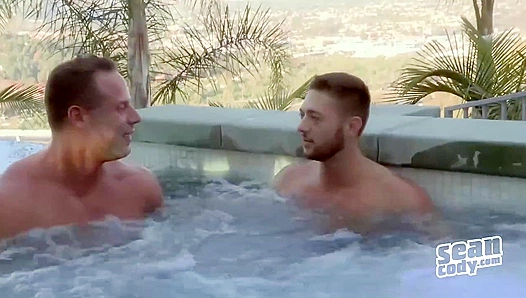 Steamy Poolside Encounter: Jack Lanes Bareback Passion – SeanCody