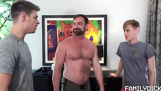 Oliver Star Kristofer Weston Dive into a Steamy Forbidden Threesome – FamilyDick 18+