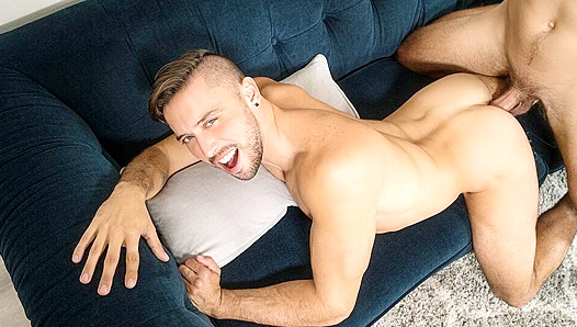 Inked stud Dante goes deep on Shanes tight ass—hard pounding action