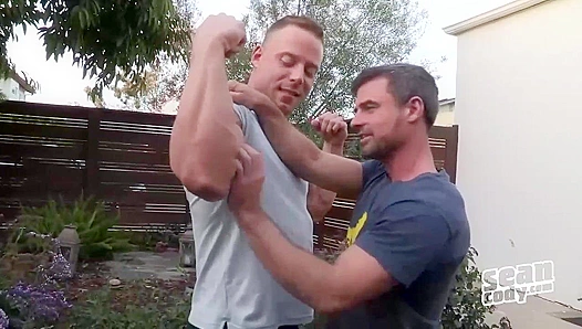 DILF Dominates Muscle Guy with Thick Cock — SeanCodyX 18+