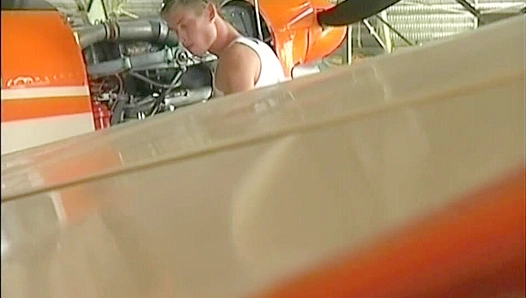 Naked Heat: Nick Hansen Nick Deniels Go Wild in Steamy Airfield Encounter – GayXXX