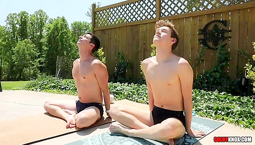 Colby Knox Goes All In for Steamy Poolside Action with Jack Bailey – 18+