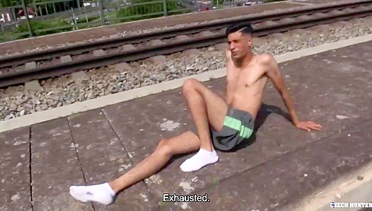 Steamy European Ride: Hung Twink Takes It Hard Outdoors – XXX Gay
