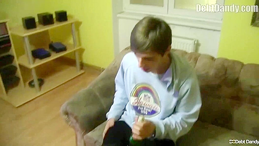 Super-Hot Twink Pleads for Cum facial After Debt Payback – DebtDandy 18+