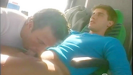 Jake Andrews, Tom Steele Steve Alden Ride Wild on a Moving Bus – Falcon Studios