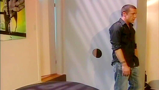Duncan Princo, Trevor Knight Jason Crew Dive into Gloryhole Action – Falcon Studios