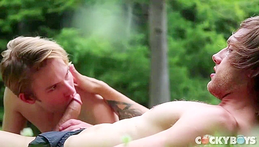 Jaxon Tayte Go All Out: Steamy Outdoor Indoor Gay Action – CockyBoys
