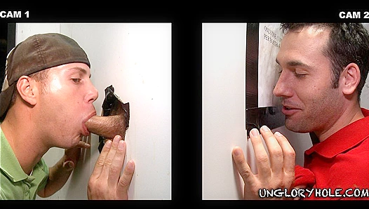 Tyler Hunt Gene Neeley Go Headfirst into Glory Hole Pleasure – GayPornHeat