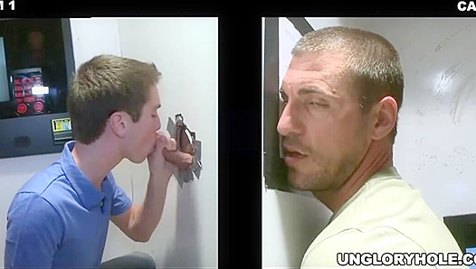 Straight Curious? Milf Alexis Fawx Tempts Him Through a Hot Glory Hole – Naughty