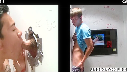 Naive Straight Guys First Glory Hole Blowbang — Sean Evans Alex Andrews 18+