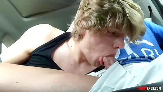 Waking Up to Bliss: Robin Moore Gives Colby Knox a Hot Morning BJ