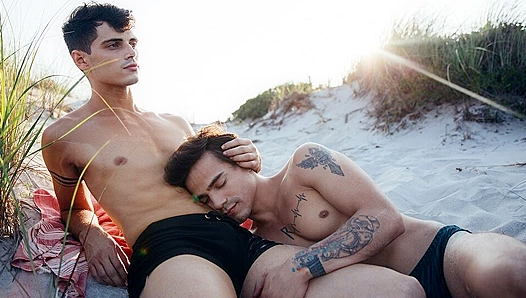 Levi Karter Takes Rough Beach Fuck Under the Sun – CockyBoys 18+