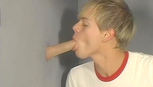 Dillon Samuels Hungry Blowjob Marathon — All Dicks Welcome via Gloryhole – TeachTwinks