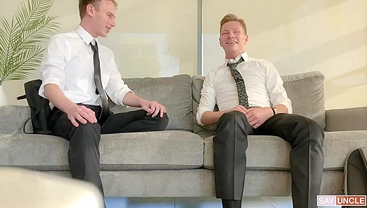 Eric Lukas Go Deep in Missionary Style Blowjob Action – Naughty Duo 18+