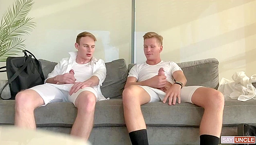 Eric Lukas Go Deep in Missionary Style Blowjob Action – Naughty Duo 18+
