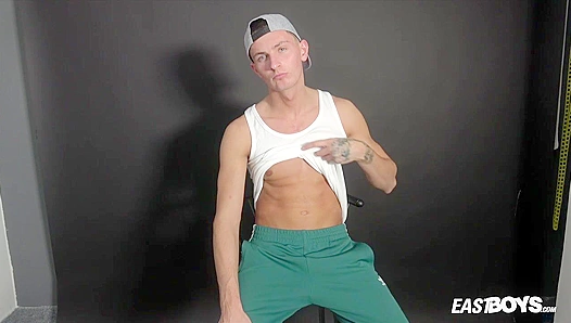Morgan Bowen Loses Control: Powerful Orgasm at EastBoys Casting – 18+
