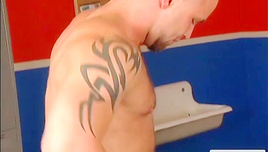 Steamy Locker Room Encounter: Ty LeBeauf Kevin Armstrong Go Wild – HotHouse M2M