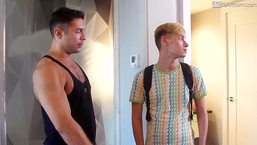 Seth Santoro Oliver Star Collide in Fiery Blowjob Extravaganza – GayXclusive 18+