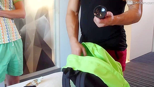Seth Santoro Oliver Star Collide in Fiery Blowjob Extravaganza – GayXclusive 18+