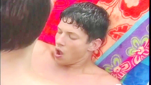Zackary Pierce Dives Into Hot Pool Action – Steamy Gay Sex by Falcon Studios