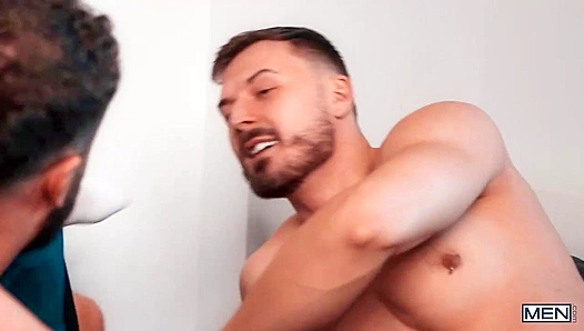 Malik Delgadys Steamy Three-Way With Two Horny Muscle studs – Hot Gay Action