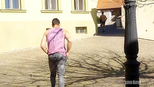 Dann Grey Luke Geer Go Hard: Steamy Side-by-Side Action – GayPornHeat 18+