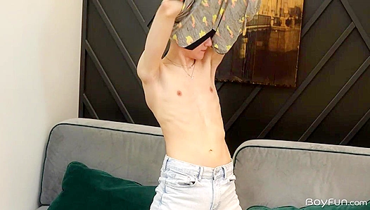 Adam Keller Sobs With Pleasure as He Rides His Fleshlight Hard – BoyFun