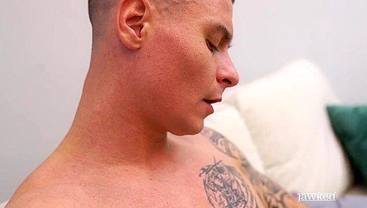 Ivan Kolos Moans as He Juggles His Hard Cock Shows Off Ripped Abs – 18+