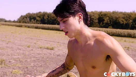 Sweat-Drenched Outdoors Fuckfest — Angel Elias Daniel Evans Go Hard