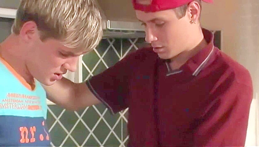 George Willis Fucks Hungry Luk Anders Hard in the Kitchen – GayXXX Action