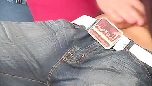Johnny Castle Gets Off While Flexing Hard — Hot Cum Shot at Gay Circle Jerk