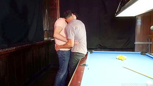 Steamy Poolside Three-Way Fun with Damien White, Matt Heron Luca Luv – 18+