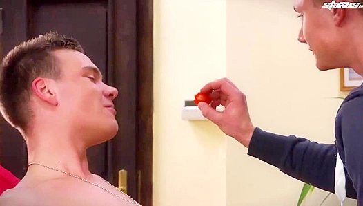 Triple Climax: Lucas, John Marco Explode in Hot Sync – GayXXX
