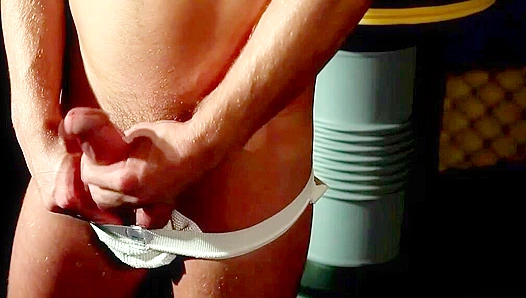Justin Owen Pumps His Thick Rod Til Cream Spurts Out – NextDoorHunk 18+