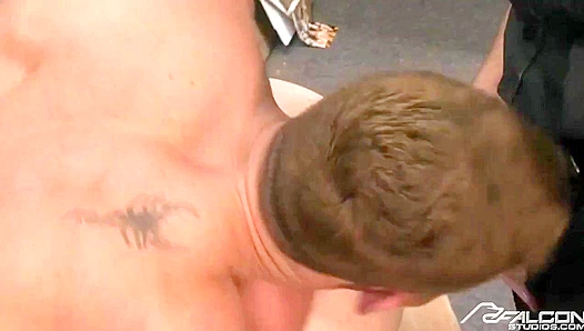 Dean Tucker Takes Ari Silvio Hard Rough — Watched by Horny Christian Wilde Falcon Studios